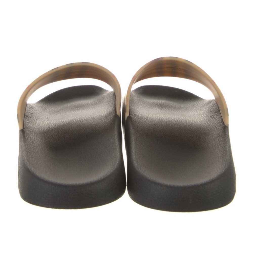 Burberry plaid print rubber slides. - Picture 4 of 5
